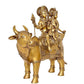 Brass Shiv Parivar Shiva Family Idol Family Sitting On Nandi Home Decor Height 26 Inch