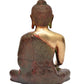 Brass Dhyan Mudra Buddha Statue - Handcrafted Spiritual Decor for Home Decor and Office Decor - Meditating Buddha Idol (Height 11 Inch)