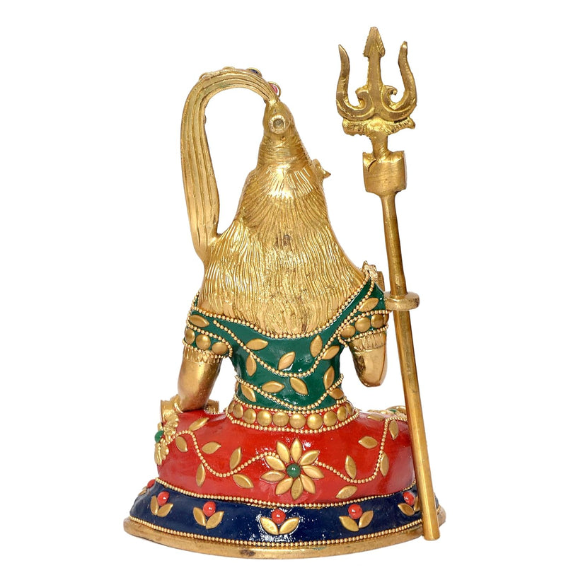 Brass Lord Shiva Shiv Murti Sculpture,(Home Decor, Mandir, Ofice) Height :7 Inch