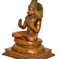 Brass Hanuman Ji Blessing Idol - Hindu Deity Statue for Home Temple (Height: 18 Inch)