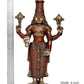 Brass Lord Tirupati Bala Ji Idol Statue Home Temple Office Figurine Showpiece Multicolour (Height 17.5 Inch)