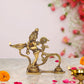 Brass Garun Diya Oil Wick Lamp Garuda Pooja Aarti Diya for Aarti Puja Oil Lamp Decorative Puja Home Temple lamp Gifts (Height: 4.5 inch)