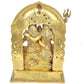 Brass Shiv Parivar Pooja Idol/Shiv Parvati Ganesh Idol for Good Luck, Success and Prosperity, Height : 12 inch