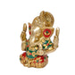 Ganesha Ganesh Ganpati Statue Idol Murti for Home Decor (Height : 4.5 inch) (Multicolor 1)