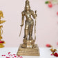 Brass Lord Rama Statue with Stonework Ram ji with Dhanush Idol Statue for Home Decor Pooja Mandir (Height 21 inch)