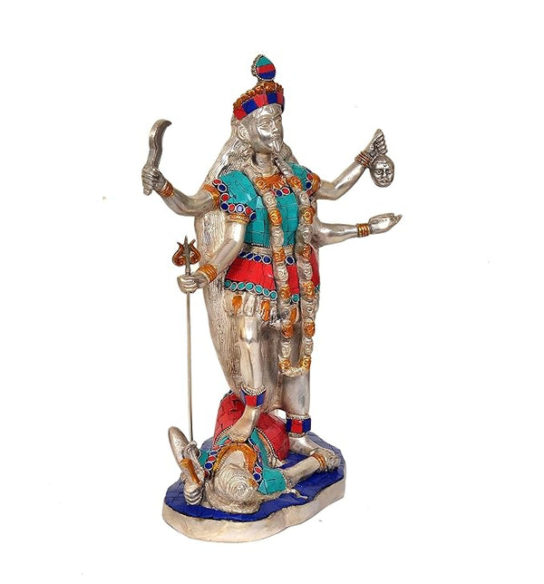 Goddess Maa MATA Kali Statue Murti Idol, Height 14 inch Entryway Setting