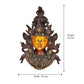 Brass Goddess Tara Wall Hanging Mask (Tibetan Buddhist Deity) Decor for Spiritual Ambiance in Home or Office (Height : 16 inch)