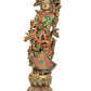 Brass Radha - Big Size - Brass Radha Murti Idol Statue Sculpture for Home Office Pooja Mandir Decor (Height 29 inch)