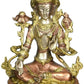 Goddess Green Tara - Brass Statue Height : 8.5 inches