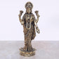 Fine Brass Lakshmi Laxmi Statue Standing Idol Murti for Home Temple Office Mandir, (Height: 4 Inch)