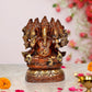 Brass Panchmukhi Ganesha Ganesh Idol Staue Murti for Home Decor Ofice,Temple, Mandir Pooja (Height : 8 Inch)