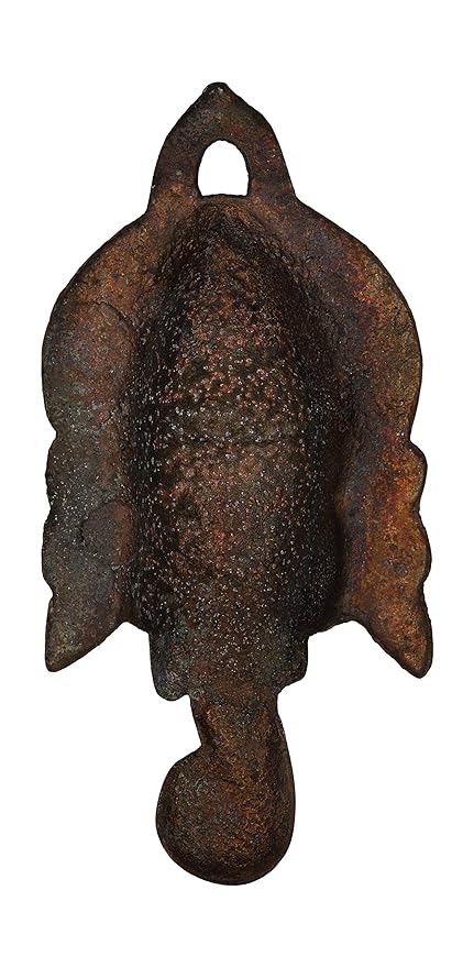 Lord Ganesha Face Mask Decorative Showpiece Wall Hanging - (Metal, Height 2.5")