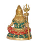 Brass Lord Shiva Shiv Murti Sculpture,(Home Decor, Mandir, Ofice) Height : 5.5 Inch