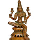 Brass Goddess Lakshmi Statue Laxmi Murti - Exquisite Hindu Goddess Idol for Home Decor and Worship (Height: 12 Inch)