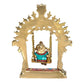 Brass Ganesha Ganesh Swing Statue Idol Murti, Height : 10 inch