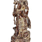 Brass Ardhnarishwar (Half Shiva & Parvati) | Ardhnari | Shiv Parvati | (Height :13.5 Inch)