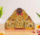 AONA Brass Gaja Lakshmi with Elephants Idol Table Top and Wall Hanging