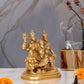 Brass Shiv Parivar Shiva Family Idol Family for Home Decor Mandir Pooja Showpiece Statue (Height 5 Inch)