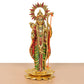 Metal Standing Ram ji sculpture (Height :13 Inch)