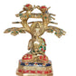 Brass Buddha Tree Decorative Showpiece Buddha Tree Home Decor Office Table Item Height 20 Inch