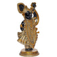 Brass Shreenathji Statue of Shrinathji murti for Home Decor Mandir Pooja Showpiece (Height 12.5 Inch)