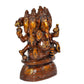 Brass Panchmukhi Ganesha Ganesh Idol Staue Murti for Home Decor Ofice,Temple, Mandir Pooja (Height : 8 Inch)