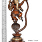 Brass Lord Ganesha Dancing on Serpent Shesha - Hindu Deity Idol for Puja and Gifts (Height 11.5 Inch)