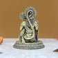 Bronze Hanuman JI Sitting Statue Idol Sculpture Statue Home Decor (Height: 4.5 Inch)