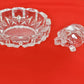 Crystal Tortoise with Plate Figurine (Height: 1.5 Inch)