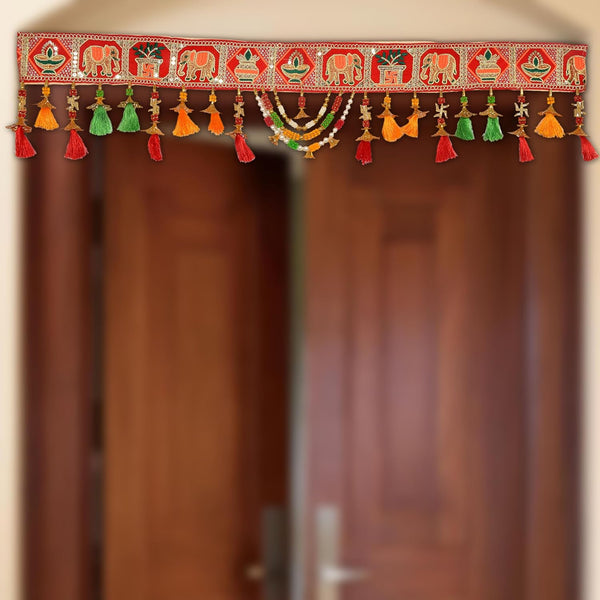 Toran Bandanvar Door Hangings For Diwali Decoration (Length: 36 Inch) Mandir Setting