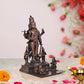 Copper Sathya Narayana Swamy Combo Avatar of Lord Vishnu for Home Decor Mandir Pooja Temple (Height 6.5 Inch)