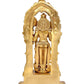 Brass Vishnu Four Armed Standing Vishnu Statue,for Home Decor Pooja Mandir (Height 9.5 Inch)