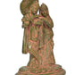 Brass Radha Krishna Idol Statue Radha Krishna for Home Decor and Pooja Mandir Office Decor (Height 7.5 Inch)