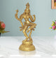 Brass Shiva and Parvati Ardhanrishvara Murti Religious Statue for Home Temple Decor (Height :12 inch)