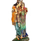 Bonded Bronze Cold Cast Radha Krishna Idol Murti Statue, Height : 11" inches