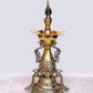 Fine Brass Oil Lamp Peacock Diya Stand for Home Decoration Diwali Pooja, Height: 11.5 Inch