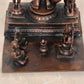 Copper Sathya Narayana Swamy Combo Avatar of Lord Vishnu for Home Decor Mandir Pooja Temple (Height 6.5 Inch)