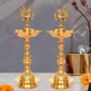 Brass Peacock Oil Lamp Diya Stand for Home Pooja Antique Items Gift Items Deepam Diwali Home and Office Decor |Set of 2| (Height: 13 Inch)