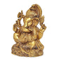 Brass Ganesha Ganpati Statue Idol Murti for Home Decor Mandir Pooja (Height : 6 inch)