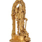 Brass Vishnu Four Armed Standing Vishnu Statue,for Home Decor Pooja Mandir (Height 9.5 Inch)