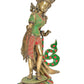 Brass Standing Tara Devi Statue -Meditation Spaces, for Home Decor and Office, or Thoughtful Spiritual Gift. (Height 15 Inch)