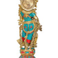 Brass Radha - Big Size - Radha Rani Murti Idol Statue Sculpture for Home Office Pooja Mandir Decor (Height 29 inch)