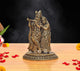 AONA Bronze Radha Krishna Idol Playing his Flute