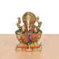 Brass Ganesha Statue (Height 5 Inch)