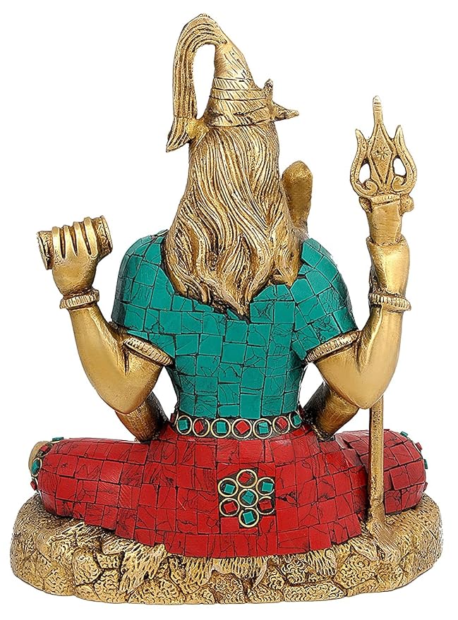 Shiva Brass Statue Height 8 Inch