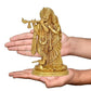 Radha Krishna Murti Statue Idol Brass Statue for Home Decor, (Height .8.5 Inch)