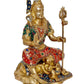 Brass Lord Shiva Sculpture, Height : 18 Inches