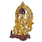 Brass Handcrafted Ganpati Bappa Murti (Height 16.5 Inch)