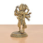 Brass Standing Panchamukhi Hanuman Idol (Height 6.5 Inch)