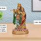 Resin Radha Krishna Idol Multicolour (Height 8 Inch)